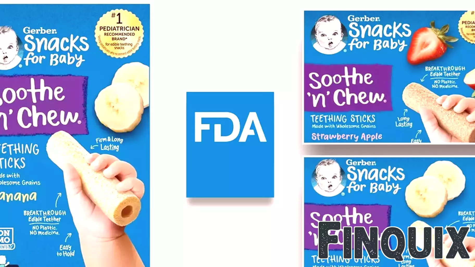 Gerber Issues Recall of Soothe n Chew Teething Sticks Due to Safety Concerns